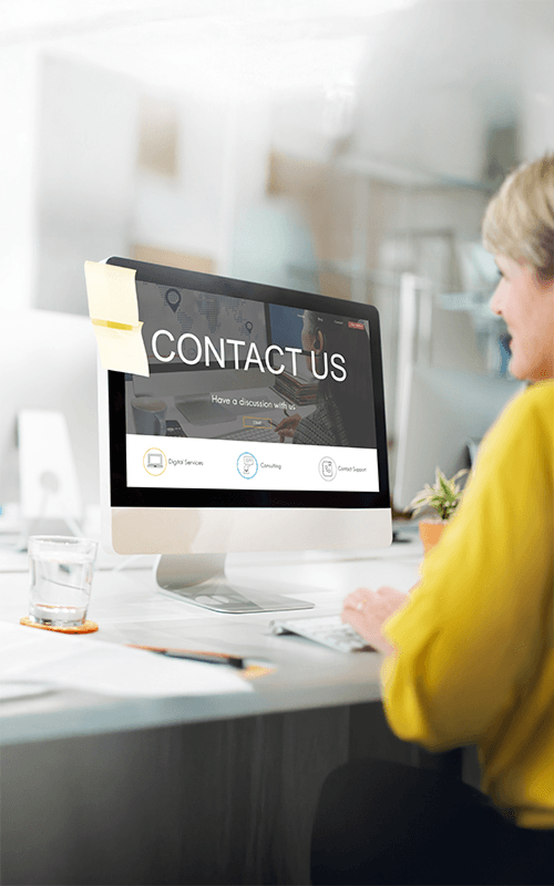 Contact Us mobile banner